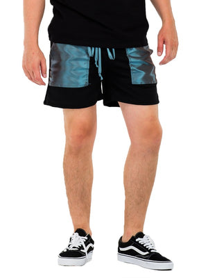 Open image in slideshow, Peacock Iridescent Shorts
