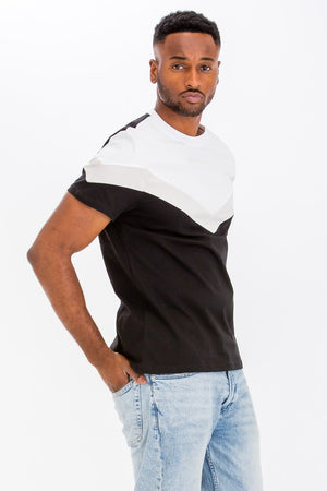 Open image in slideshow, Color Block Tee
