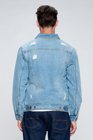Distressed Denim Jacket