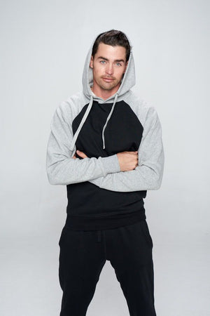 Denim & Fleece Hoodie