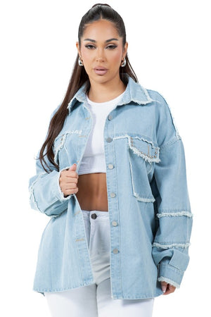 Oversized Denim Shirt