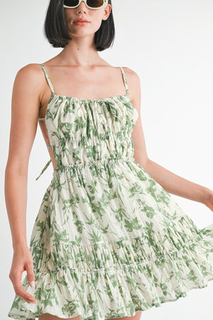 Open image in slideshow, Mini Floral Dress
