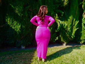 Off-Shoulder Maxi Dress