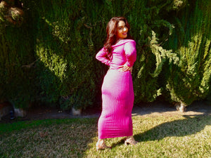 Off-Shoulder Maxi Dress
