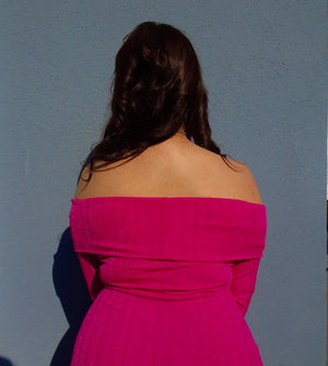 Off-Shoulder Maxi Dress