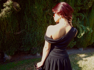 One-Shoulder Rose Top