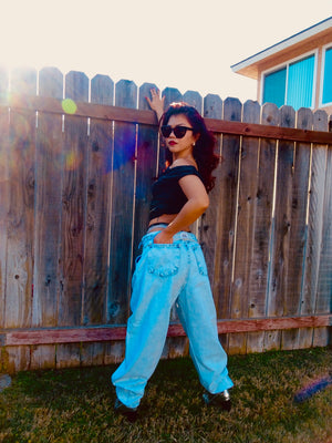 Slouch Denim Jeans