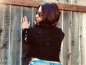 Cropped Denim Jacket