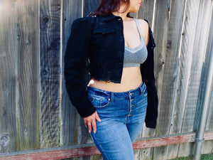 Cropped Denim Jacket