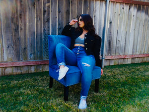 Cropped Denim Jacket
