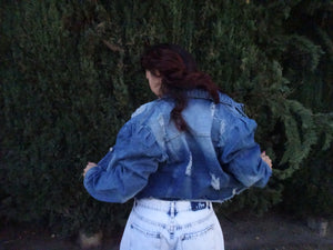 Distressed Denim Jacket