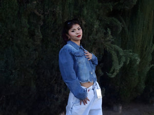 Distressed Denim Jacket