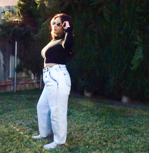 Slouch Denim Jeans
