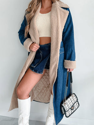 Lambswool Denim Coat
