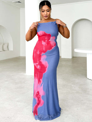 Open image in slideshow, Spring Floral Slim Dress
